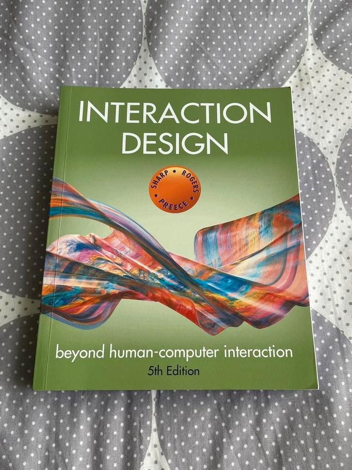 Interaction Design, 5th Edition - Sharp, Rogers, Preece, Boeken, Studieboeken en Cursussen, Zo goed als nieuw, HBO, Beta, Ophalen of Verzenden