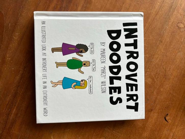 Introvert Doodles - Marzi Wilson, Boeken, Humor, Zo goed als nieuw, Cartoons, Ophalen of Verzenden