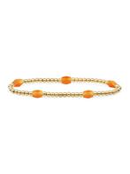 Sparkling Jewels Reverse Edge Mix Armband Citrine Quartz, Met edelsteen, Nieuw, Ophalen of Verzenden, Goud
