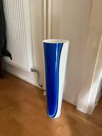 Vaas blauw wit vintage., Ophalen, Gebruikt, 50 tot 75 cm, Blauw