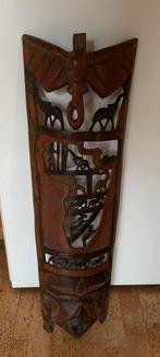 Prachtig groot Afrikaans masker houtsnijwerk, Antiek en Kunst, Ophalen of Verzenden