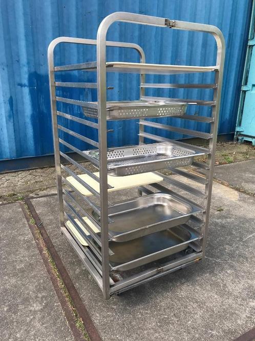 diverse RVS keuken trolley / RVS Serveerwagen, Huis en Inrichting, Keuken | Keukenbenodigdheden, Gebruikt, Ophalen