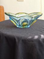 Murano Schaal Groen/Blauw Glas, Antiek en Kunst, Antiek | Glas en Kristal, Ophalen of Verzenden