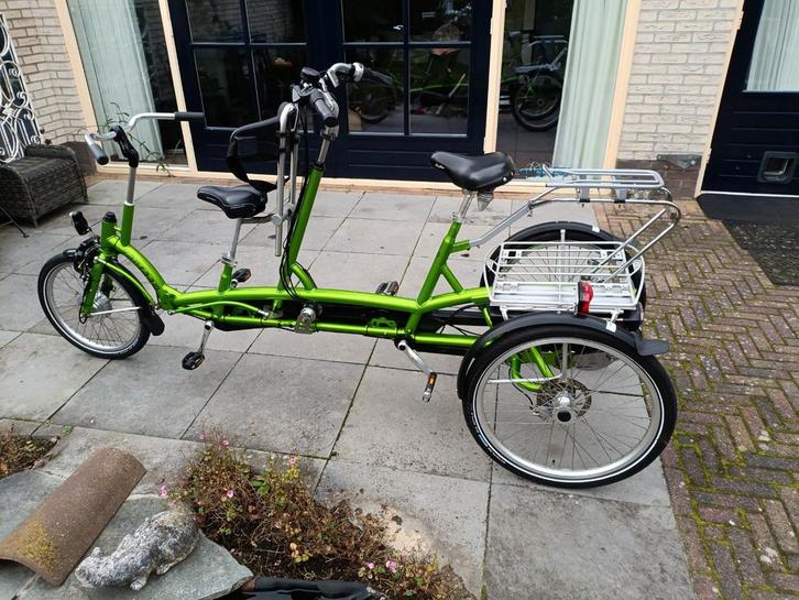Electrische ouder-kind driewieltandem Van Raam Kivo Plus, Fietsen en Brommers, Fietsen | Driewielfietsen, Zo goed als nieuw, Ophalen