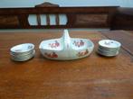 Art deco petit four setje met 12 bordjes, Phoenix China, Antiek en Kunst, Ophalen of Verzenden