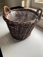Rieten mand, Ophalen, Zo goed als nieuw, Rond, Riet