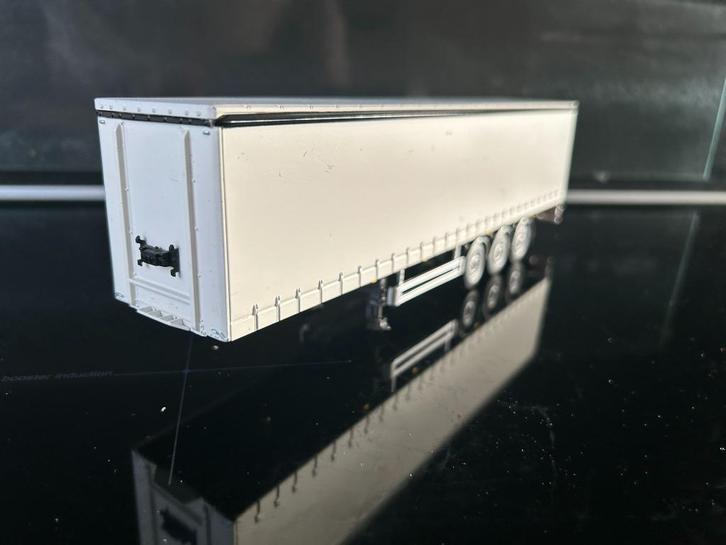 Wsi, 3 assige blanco tautliner nieuw in doos, Hobby en Vrije tijd, Modelauto's | 1:50, Nieuw, Bus of Vrachtwagen, Wsi, Ophalen of Verzenden