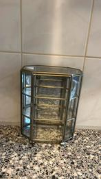 Mini vitrine kastje, Ophalen, Zo goed als nieuw, Hout, Minder dan 25 cm