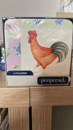 Pimpernel coasters 6st NIEUW, Huis en Inrichting, Ophalen of Verzenden, Zo goed als nieuw, Glas of Kopje