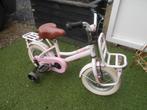 Meisjes fietsje 12 inch met zijwieltjes, Fietsen en Brommers, Fietsen | Kinderfietsjes, Ophalen of Verzenden, Gebruikt, Minder dan 16 inch