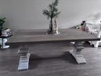 Eettafel, Huis en Inrichting, Tafels | Sidetables, Ophalen, 200 cm of meer, Zo goed als nieuw, 25 tot 50 cm