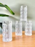 4 vintage longdrink glazen latte macchiato, Huis en Inrichting, Keuken | Servies, Ophalen of Verzenden, Zo goed als nieuw