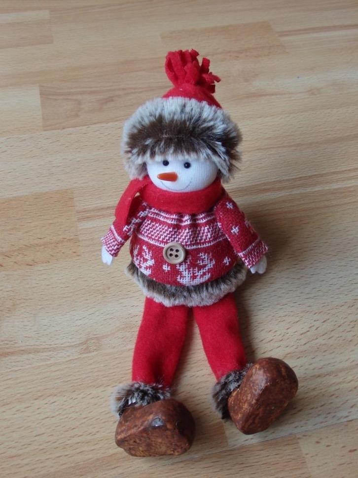 Leuke sneeuwpop met kersttrui, Diversen, Kerst, Zo goed als nieuw, Ophalen