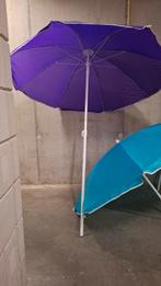 2 Parasols, Tuin en Terras, Ophalen of Verzenden, 1 tot 2 meter, Strandparasol, Verstelbaar
