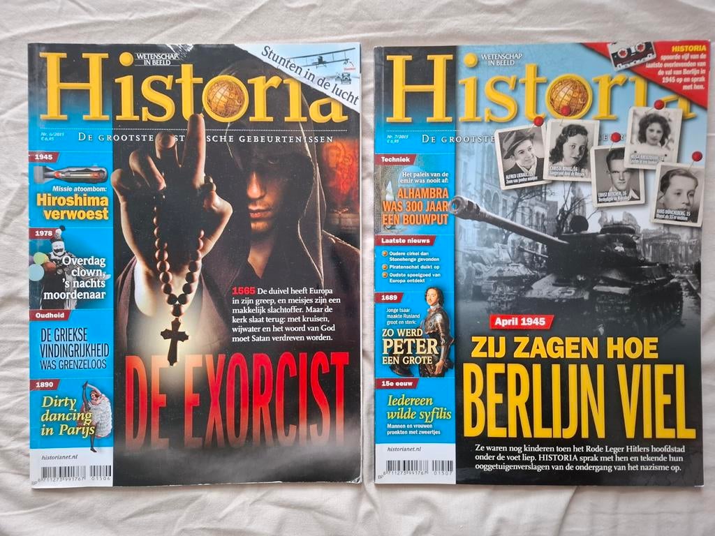 Historia Magazine - Geschiedenis tijdschriften, Boeken, Tijdschriften en Kranten, Ophalen of Verzenden, Gelezen, Wetenschap en Natuur