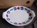 Serveerschaal boerenbont 31 cm, Ophalen of Verzenden, Aardewerk, Boerenbont, Schaal of Schalen