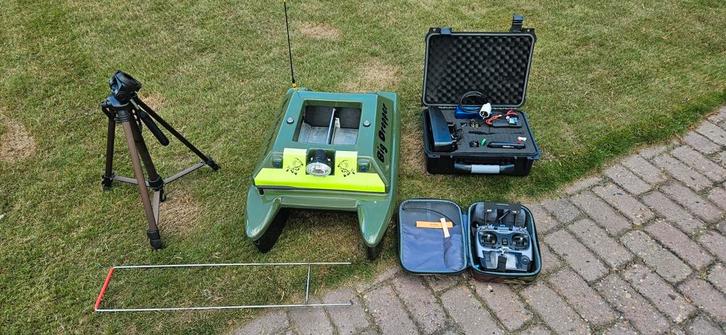 Big Dropper voerboot + toslon tf500 + toslon x autopilot, Watersport en Boten, Hengelsport | Karpervissen, Gebruikt, Overige typen
