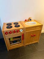 Houten Speelkeuken met Accessoires, Kinderen en Baby's, Speelgoed | Speelkeukens, Ophalen, Gebruikt, Hout, Speelkeuken