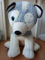 Grote Knuffel Husky - ongeveer 78 cm hoog, Ophalen of Verzenden, Zo goed als nieuw, Hond
