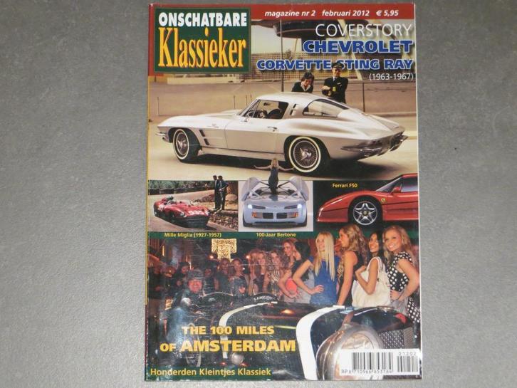 Onschatbare Klassieker 2 2012 Chevrolet Corvette Sting Ray, Boeken, Auto's | Folders en Tijdschriften, Nieuw, Chevrolet, Ophalen of Verzenden