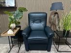 “LEVERING MOGELIJK” Mooie lederen verstelbare fauteuil!, Huis en Inrichting, Fauteuils, 125 tot 150 cm, Leer, Ophalen of Verzenden