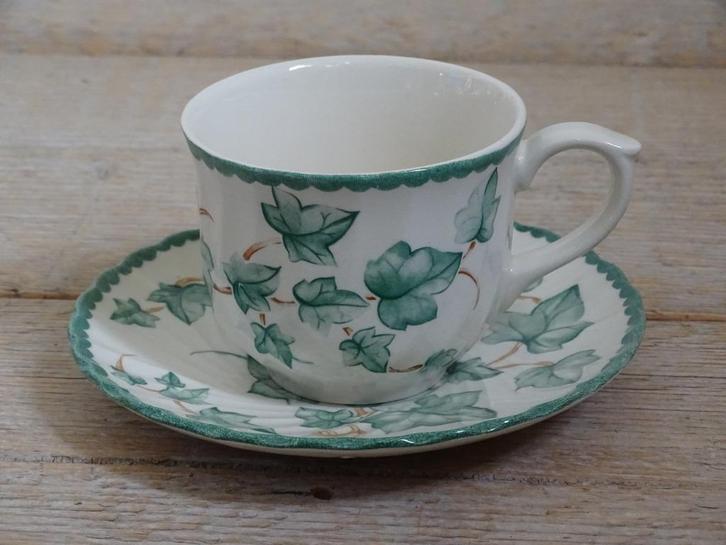 Servies, Engels, Barratts, COUNTRY VINE IVY, Klimop, z.g.a.n, Antiek en Kunst, Antiek | Servies los, Ophalen of Verzenden