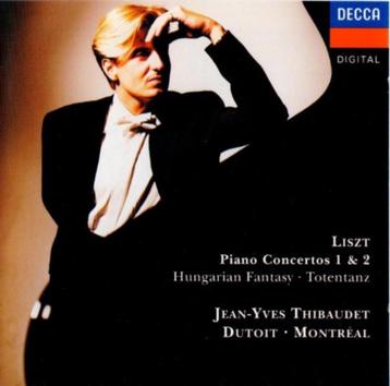 LISZT Piano concertos 1 & 2 CD THIBAUDET DUTOIT DECCA ZGAN beschikbaar voor biedingen
