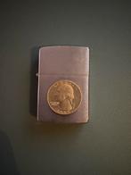 Vintage Zippo Liberty 1965 Aansteker, Ophalen of Verzenden, Gebruikt, Aansteker