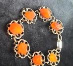 Ibiza armband, Sieraden, Tassen en Uiterlijk, Armbanden, Staal, Oranje, Ophalen of Verzenden, Zo goed als nieuw