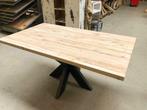 Actie - Massief Eiken tafel - tafelblad - Recht - 40 mm dik, Eikenhout, Nieuw, Vijf personen of meer, Rechthoekig