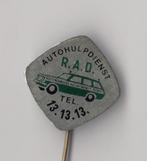 RAD Rotterdam Auto Reparatie Dienst speldje, Verzamelen, Speldjes, Pins en Buttons, Gebruikt, Niet vindbaar, Niet vindbaar, Speldje of Pin