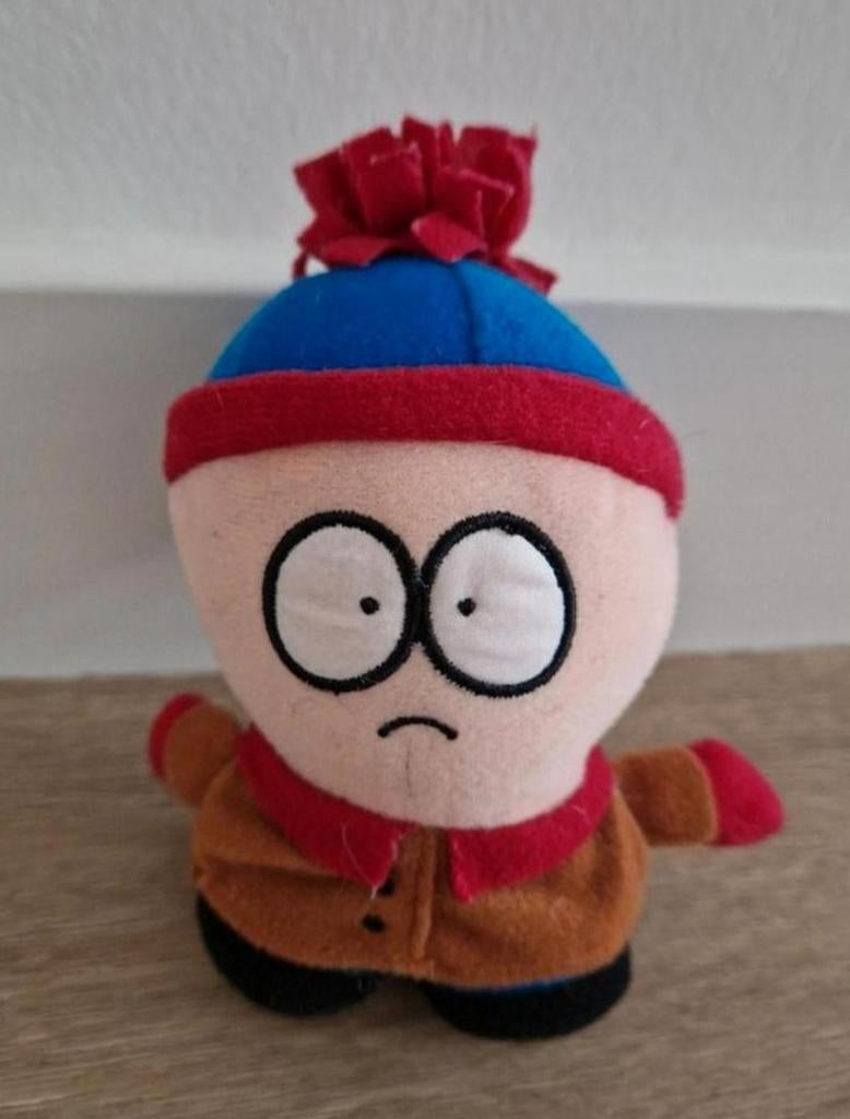 Knuffel sleutelhanger South Park Stan pop 11 cm K6771, Ophalen of Verzenden, Zo goed als nieuw, Overige typen