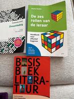 Boekenpakket: Zinsontleding, Leraar, Basisboek Literatuur, Ophalen of Verzenden, Gelezen, Overige onderwerpen