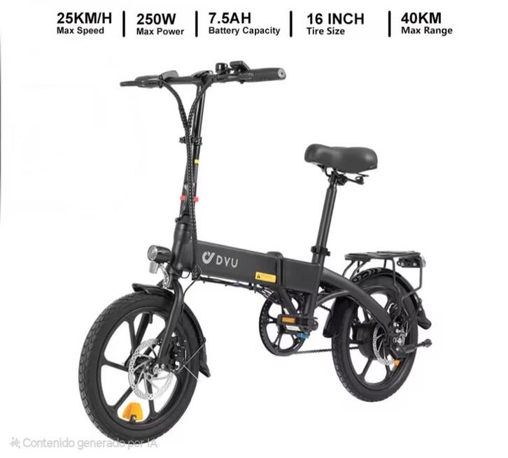 Dyu Elektrische Fiets - Zo Goed Als Nieuw!, Fietsen en Brommers, Elektrische fietsen, Zo goed als nieuw, Overige merken, Ophalen of Verzenden