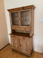 Te Koop : Antiek Grenen Buffetkast 2 Delig Keukenkast Export, Huis en Inrichting, Ophalen, Gebruikt, 25 tot 50 cm, Met deur(en)