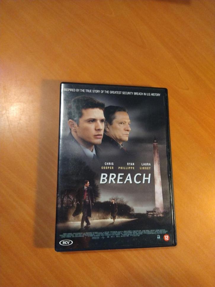 DVD Breach, Cd's en Dvd's, Dvd's | Thrillers en Misdaad, Zo goed als nieuw, Vanaf 12 jaar, Ophalen of Verzenden