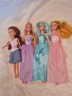 4 Leuke Barbie Poppen met Kleding, Ophalen of Verzenden, Gebruikt, Barbie