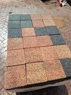 36m² 20x20, rood/zwart, gebruikt, op pallet, Gebruikt, Ophalen of Verzenden, 10 m² of meer, Beton