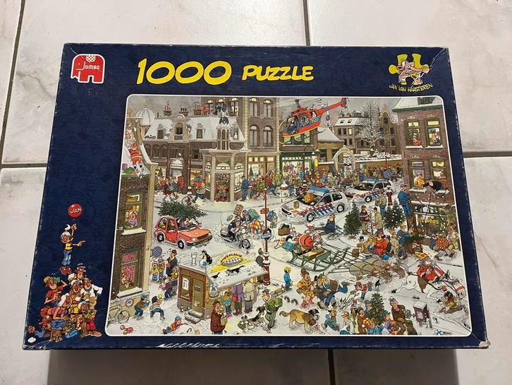 Jan van Haasteren - Kerstmis, Hobby en Vrije tijd, Denksport en Puzzels, Zo goed als nieuw, 500 t/m 1500 stukjes, Ophalen of Verzenden
