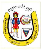 TW3092 Gennep 1972 Vrijheid en Broederschap drumband 100x120, Verzamelen, Verzenden, Zo goed als nieuw, Bedrijf of Vereniging