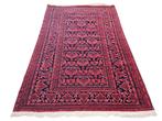 Handmade Persian wool Tribal carpet nomad Afghan 145x202cm, 100 tot 150 cm, 200 cm of meer, Ophalen of Verzenden, Zo goed als nieuw