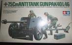 Tamiya anti tank gun, Hobby en Vrije tijd, Modelbouw | Auto's en Voertuigen, Overige merken, Verzenden, Nieuw, Tank