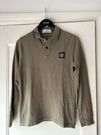 Prachtige slim fit polo lange mouw Stone Island, Ophalen of Verzenden, Groen, Maat 46 (S) of kleiner, Stone Island
