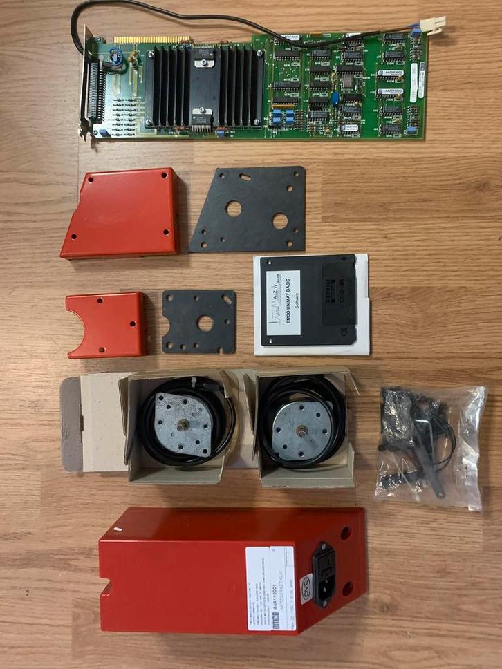 Emco CNC-set voor de Unimat PC, Doe-het-zelf en Verbouw, Draaibanken, Metaaldraaibank, Ophalen of Verzenden