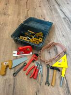 Speelgoed gereedschapsset met kist, Ophalen of Verzenden, Zo goed als nieuw