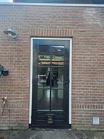 Achterdeur hout, Doe-het-zelf en Verbouw, Kozijnen en Schuifpuien, Gebruikt, Deurkozijn, Hout, Ophalen