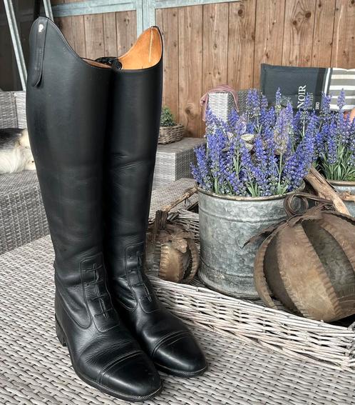 Zwarte Petrie lederen rijlaarzen, Dieren en Toebehoren, Paardrijkleding, Gebruikt, Schoeisel, Dressuur, Ophalen of Verzenden