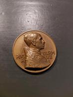 Pius XII Bronzen Medaille, Ophalen of Verzenden, Verzamelmap