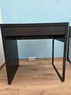2x IKEA Micke bureau zwart, Ophalen of Verzenden, Gebruikt, Bureau