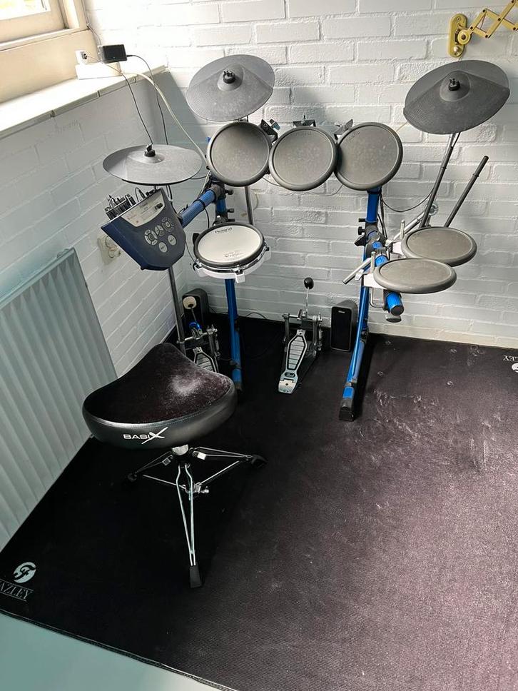 Elektrisch drumstel, Roland TD-6, Muziek en Instrumenten, Drumstellen en Slagwerk, Zo goed als nieuw, Roland, Ophalen